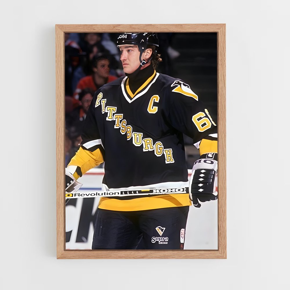 Poster Mario de lemieux – affiche Hockey sur glace (vue 4)